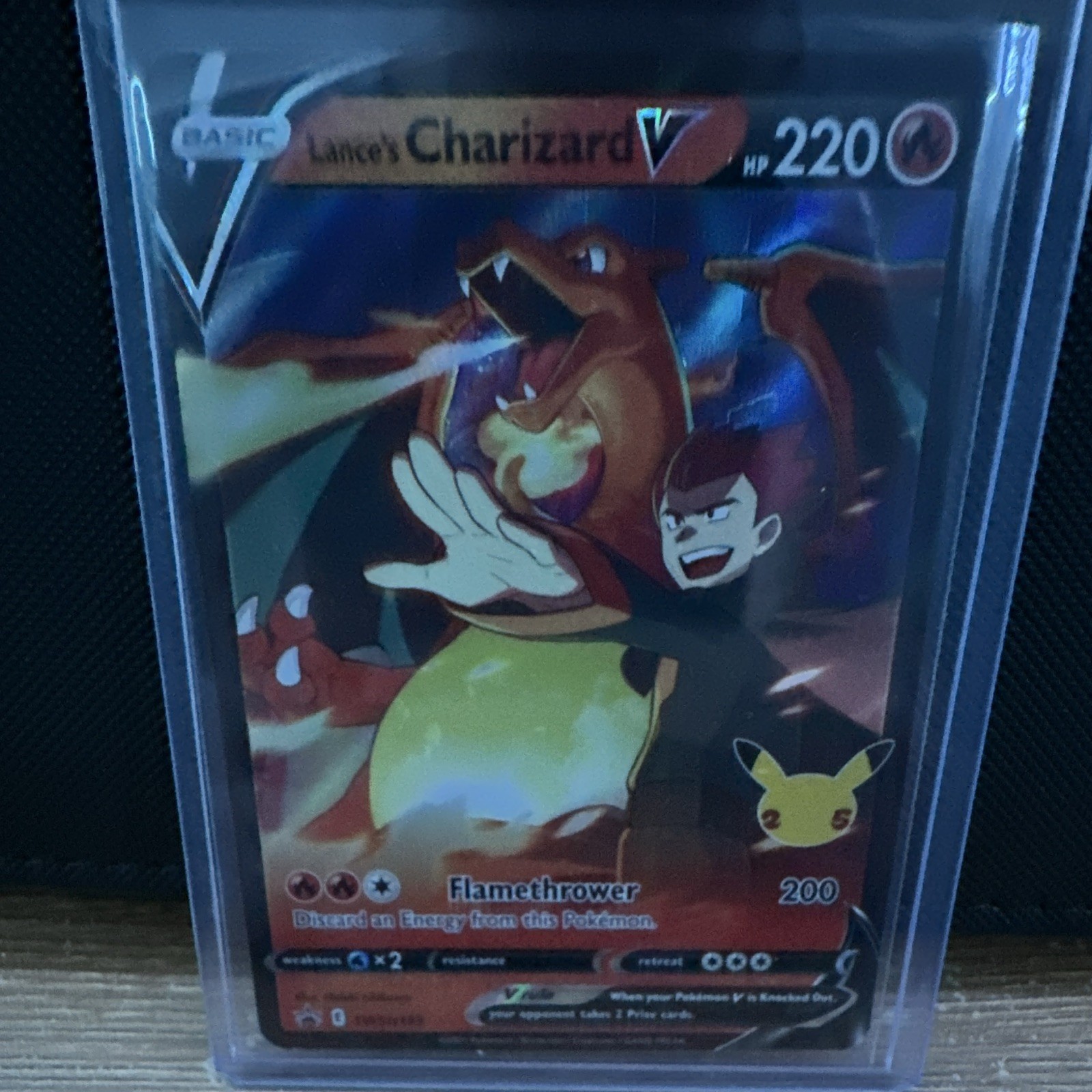 Pokemon Company Lance’s Charizard V SWSH133 Holo Promo V English 2021 220 HP