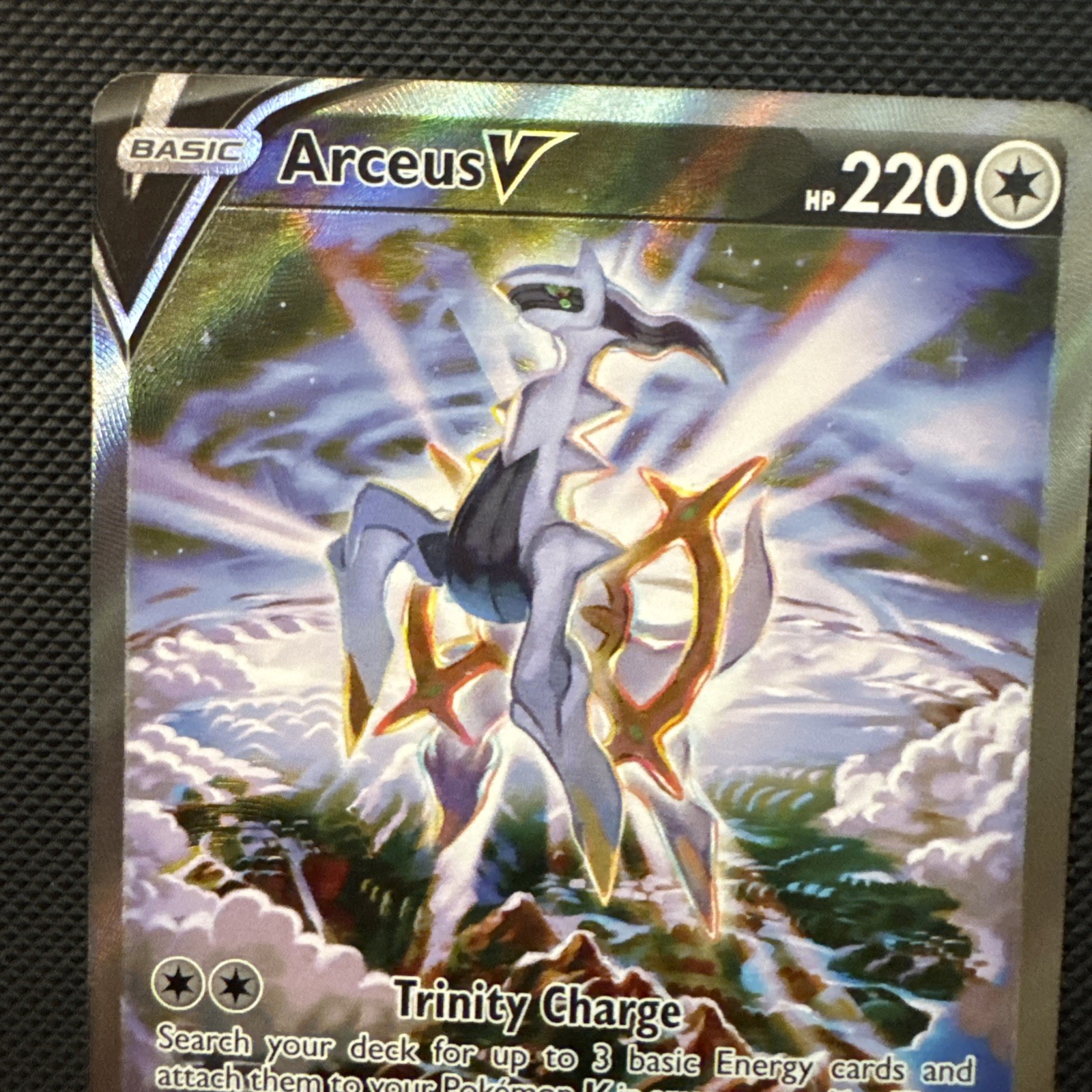 Pokémon Arceus V 166/172 Sword & Shield Brilliant Stars Alternate Full Art NM