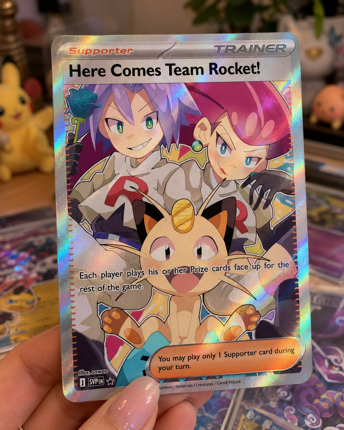 Custom Made: Here Comes Team Rocket! Ver 2 Support Custom Card Print Fan Art