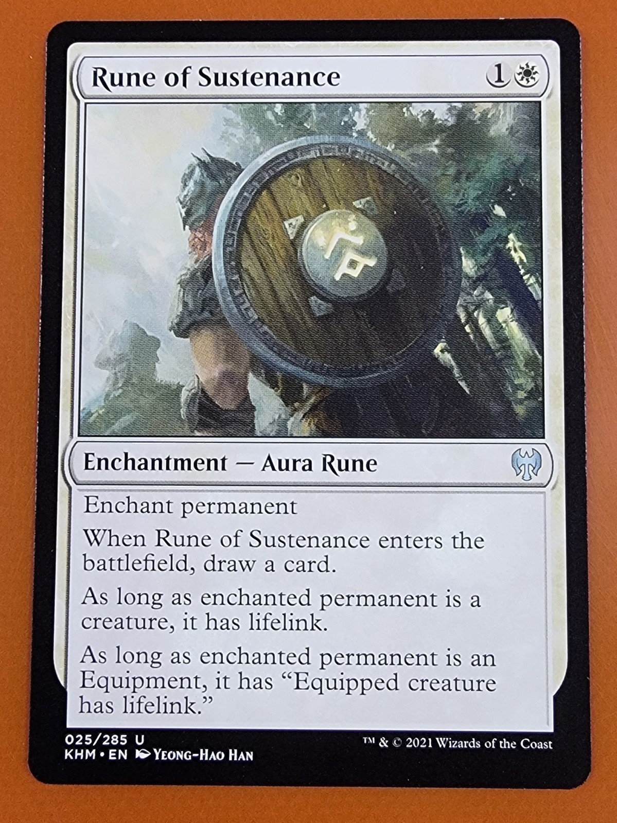 1x Rune of Sustenance | Kaldheim | MTG Magic Cards