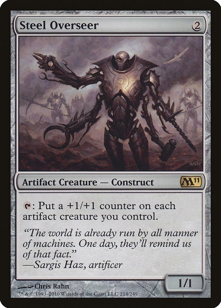 Steel Overseer #214 (LP) Magic 2011 (M11) (M11) MTG