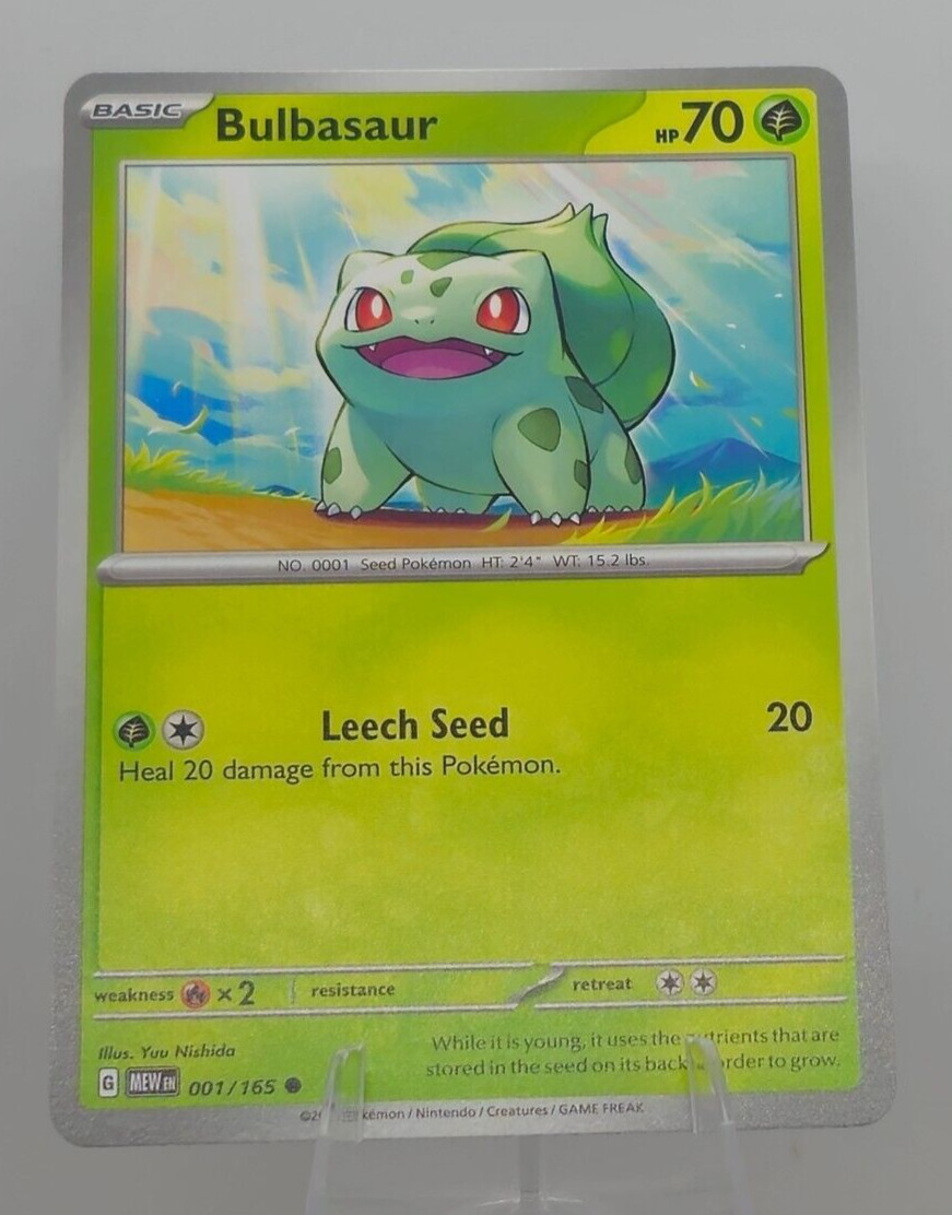 Bulbasaur – MEW – SV: Scarlet & Violet 151 – 1/165 – Pokemon