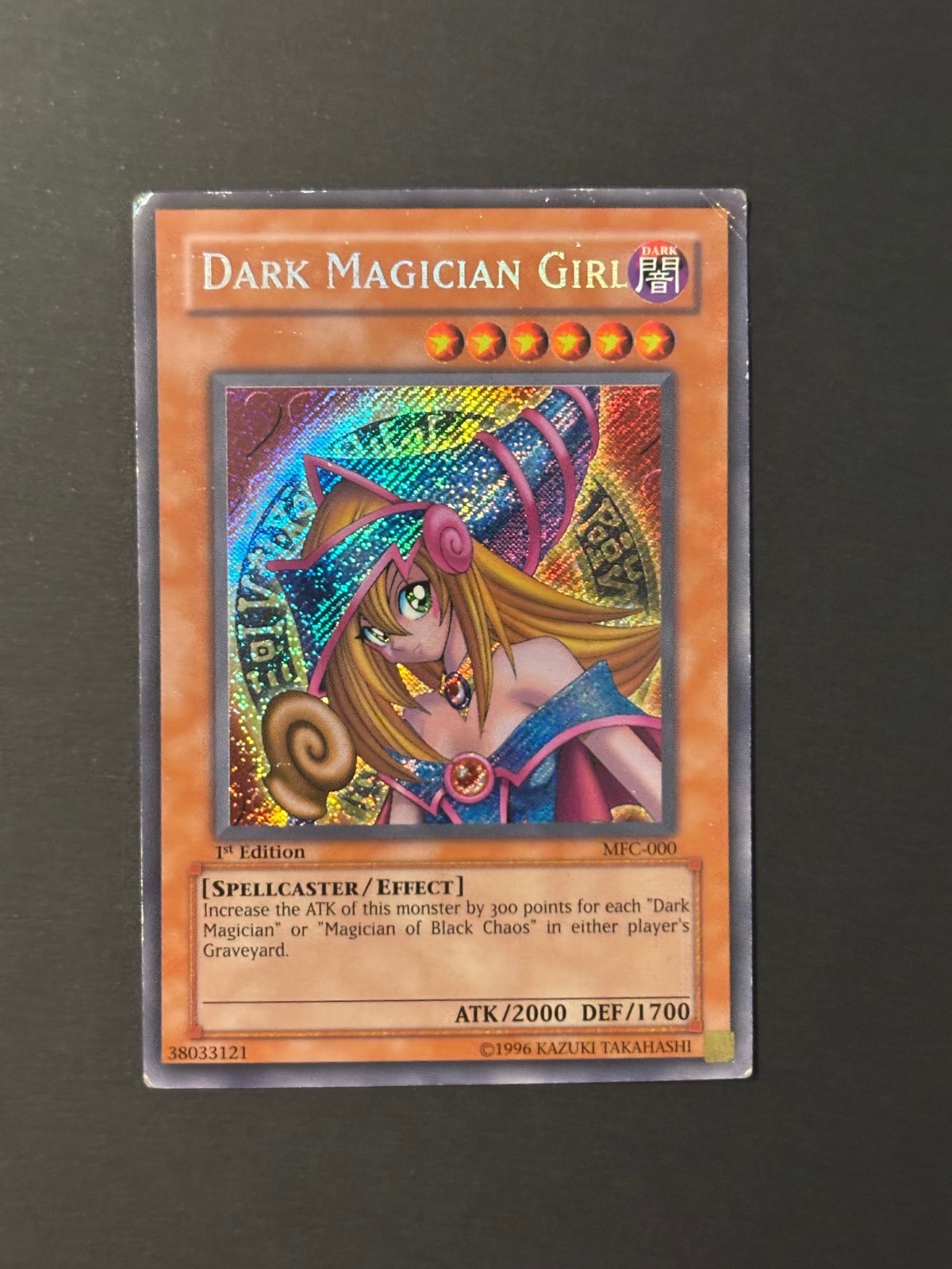 Yu-Gi-Oh! MP 1st Edition Dark Magician Girl MFC-000 Secret Rare English
