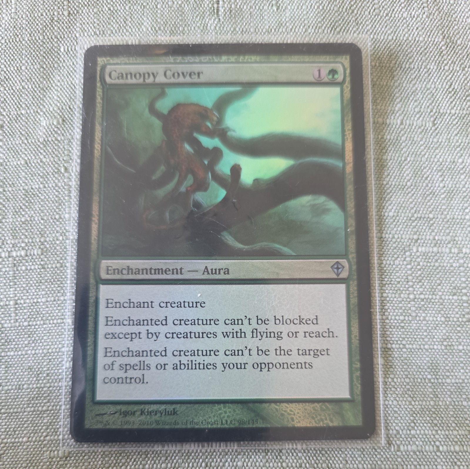 Canopy Cover – Foil – Worldwake – NM 098 MTG
