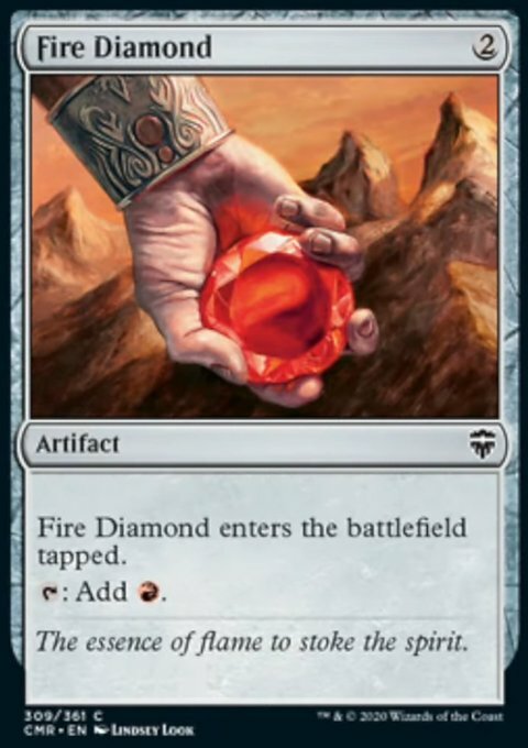 Magic the Gathering MTG Fire Diamond (309) Commander Legends LP