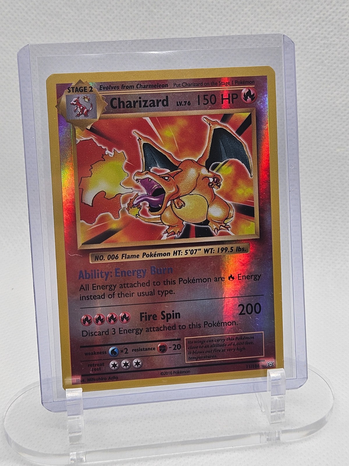 Charizard 11/108 Evolutions Reverse Holo NM/M