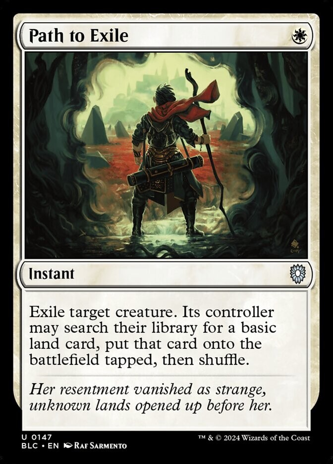 Path to Exile 0147 Non Foil Uncommon Bloomburrow Commander MTG NM