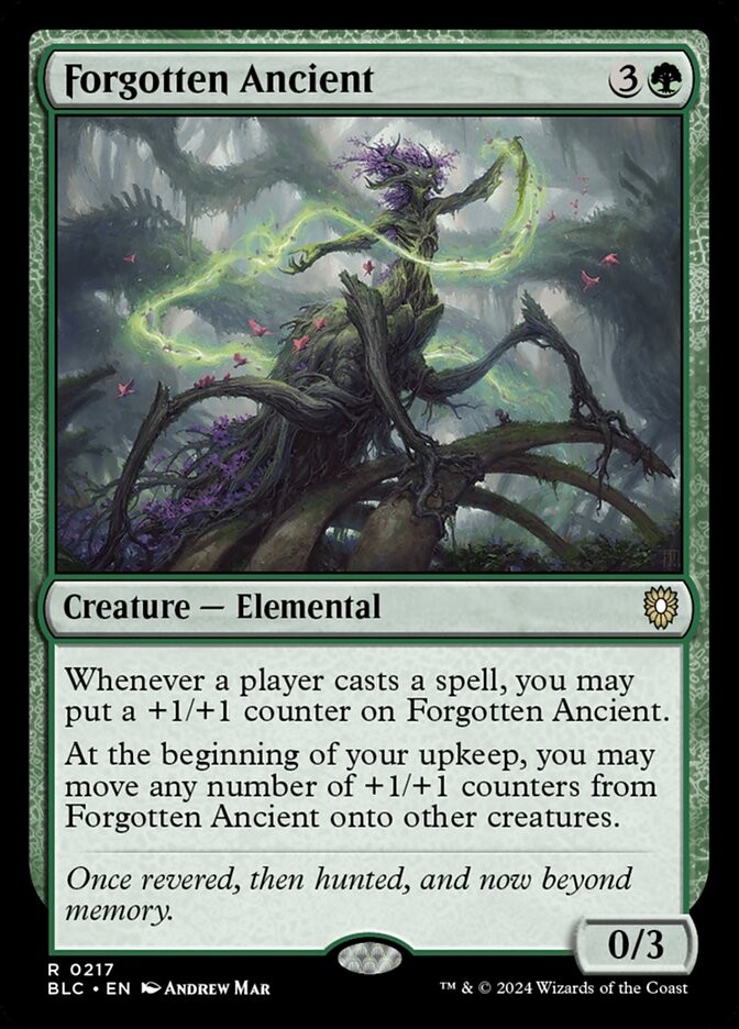 1x Forgotten Ancient – NM – Bloomburrow Commander – SPARROW MAGIC
