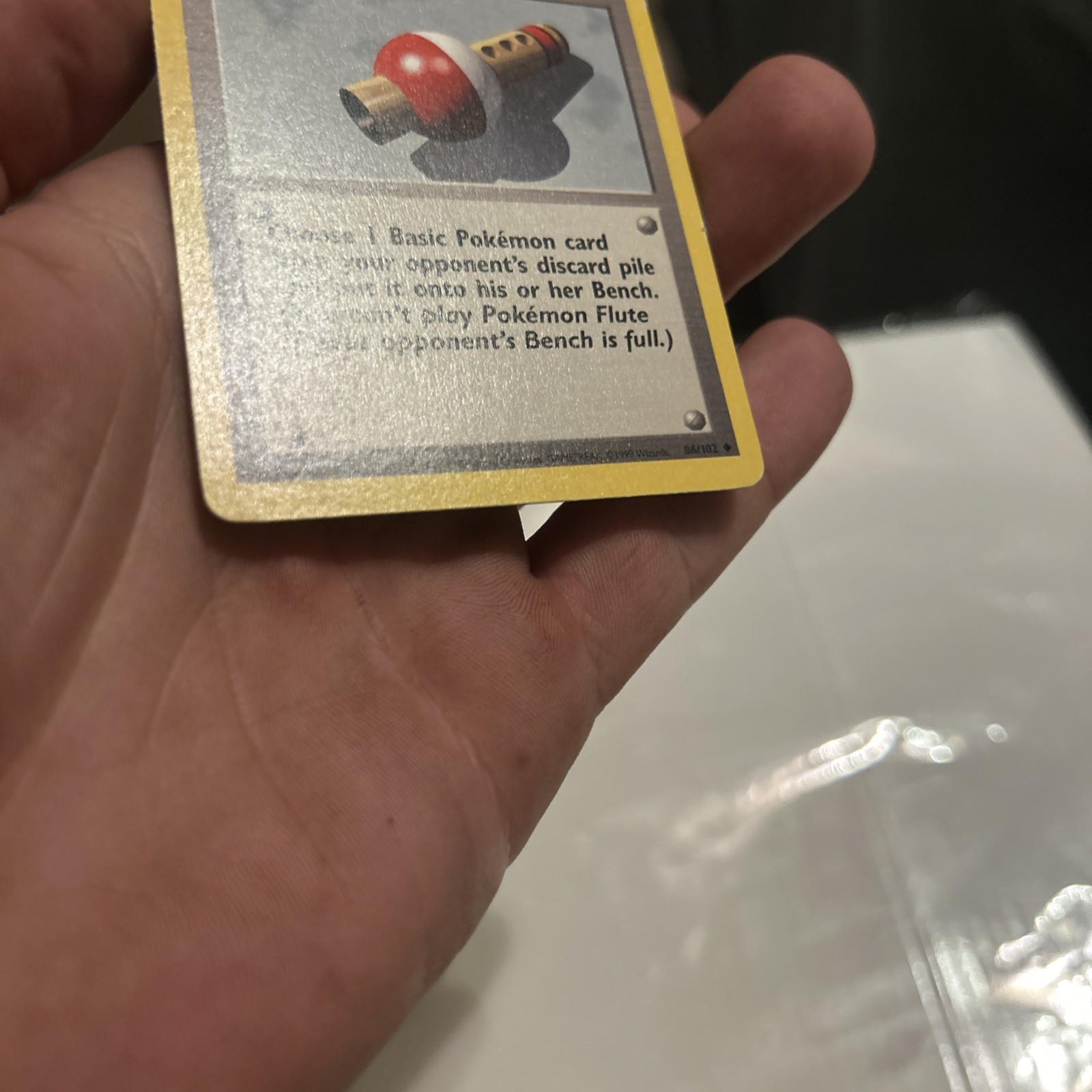 Pokemon Flute 086/102 Base Set (Shadowless) Regular