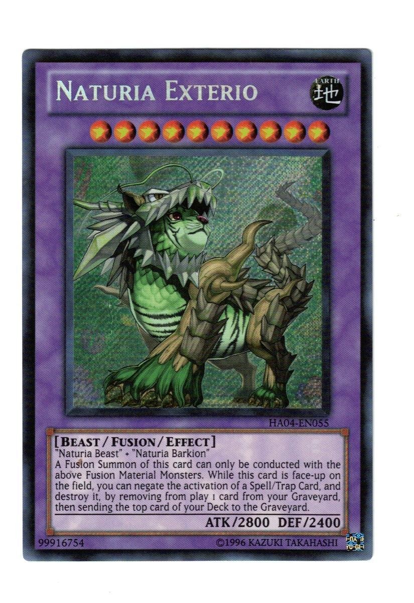 Yugioh- 1X Naturia Exterio – Secret – Unlimited – HA04-EN055 – Near Mint