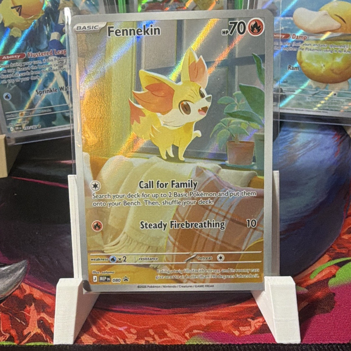 The Pokémon Company Fennekin 080 Me: Mega Evolution Promo Holo 70HP English