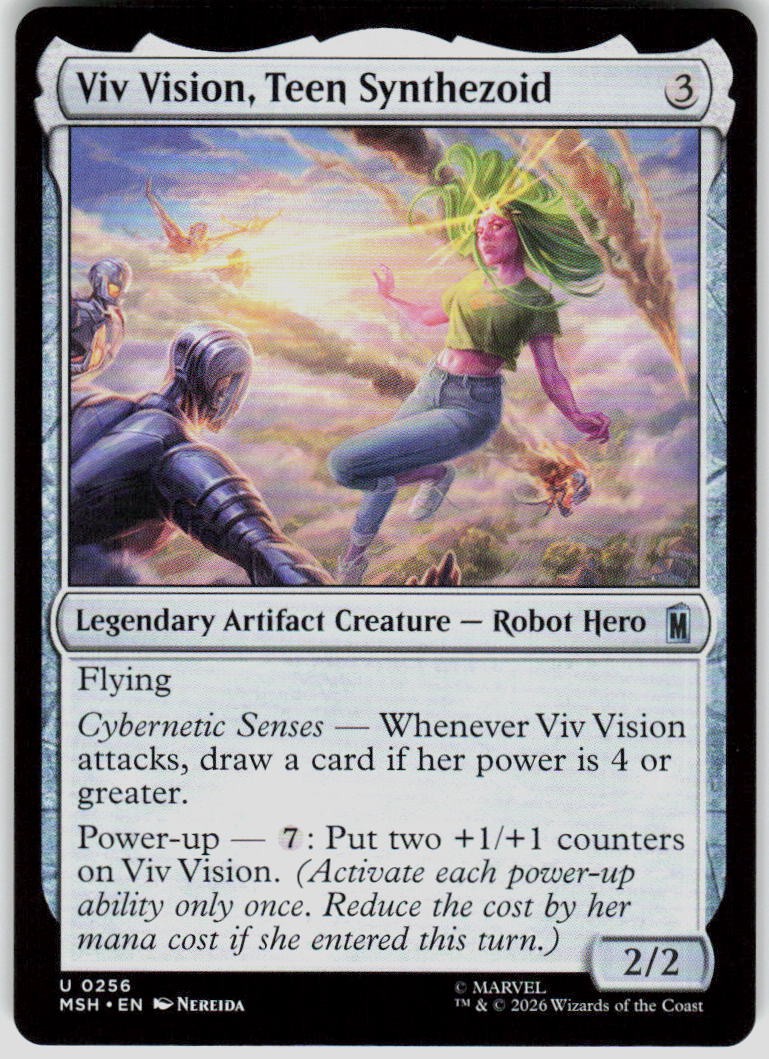 Viv Vision Teen Synthezoid 256 Marvel Super Heroes Magic the Gathering