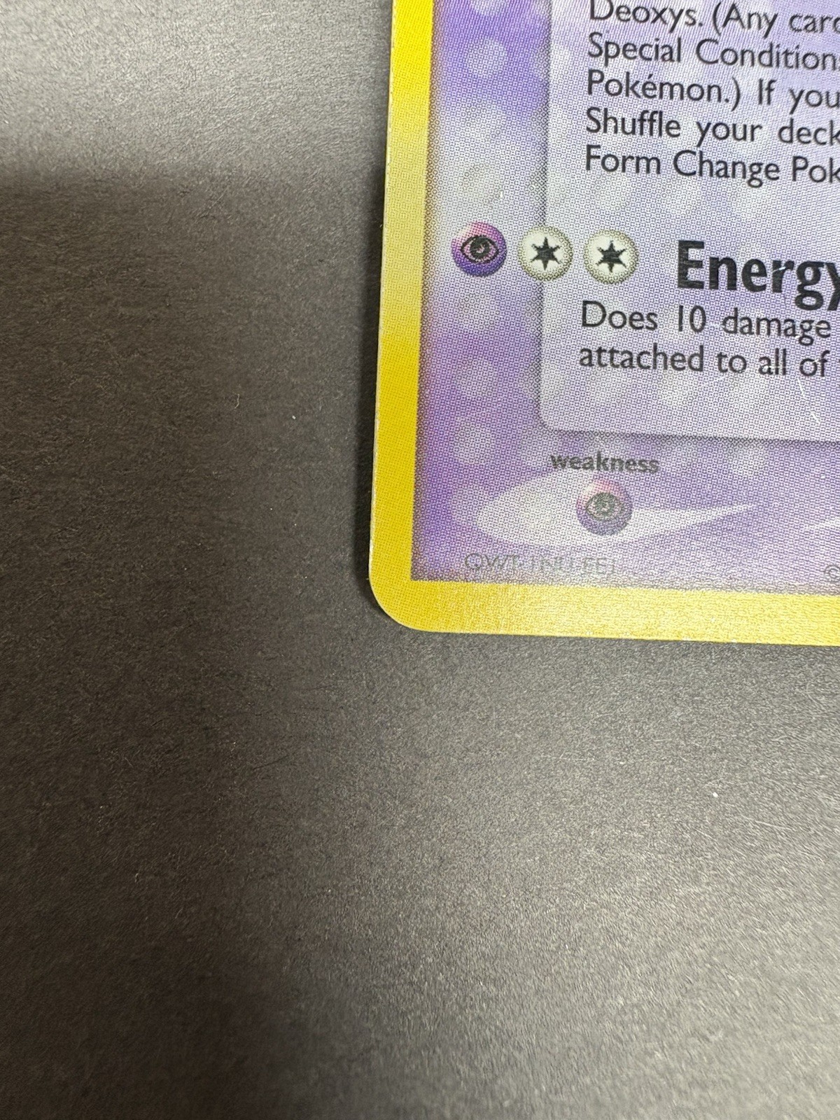 Pokemon Deoxys (Attack Forme) 17/107 Deoxys Set Rare Reverse Holo 70 HP EN