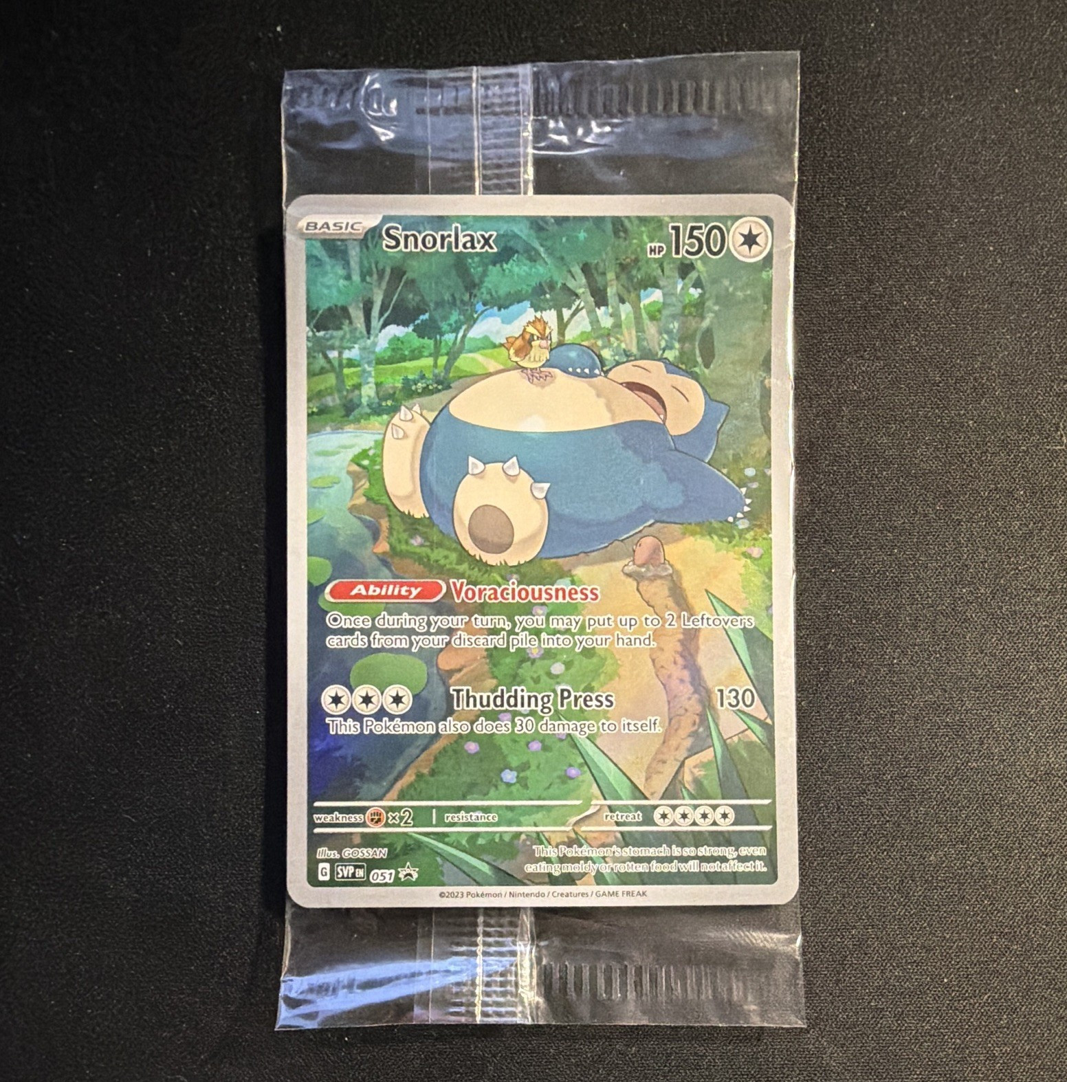 The Pokemon Company Snorlax 051 SV Promo Holo EN 2023 150 HP