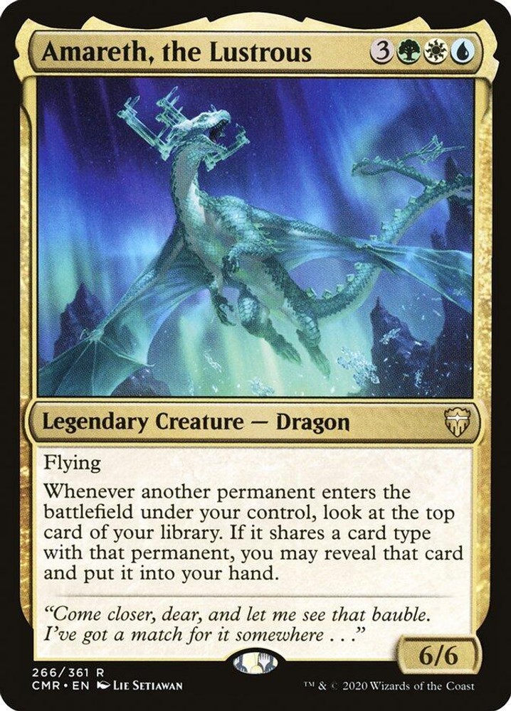 NM – Amareth, the Lustrous [CMR – 266] Commander Legends