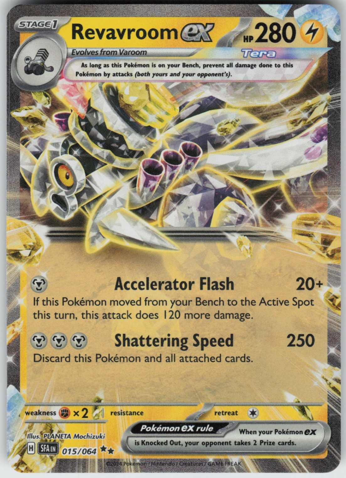 UR – 01 Holo Revavroom ex 015/064 Double Rare SV: Shrouded Fable