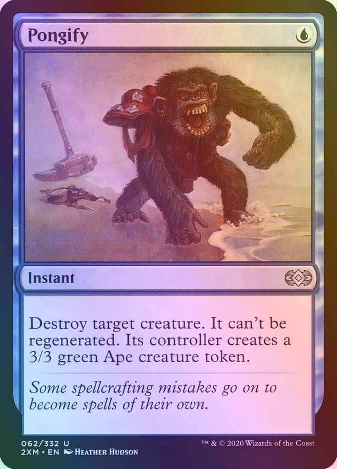 Foil Pongify [Double Masters] #62 NM MTG