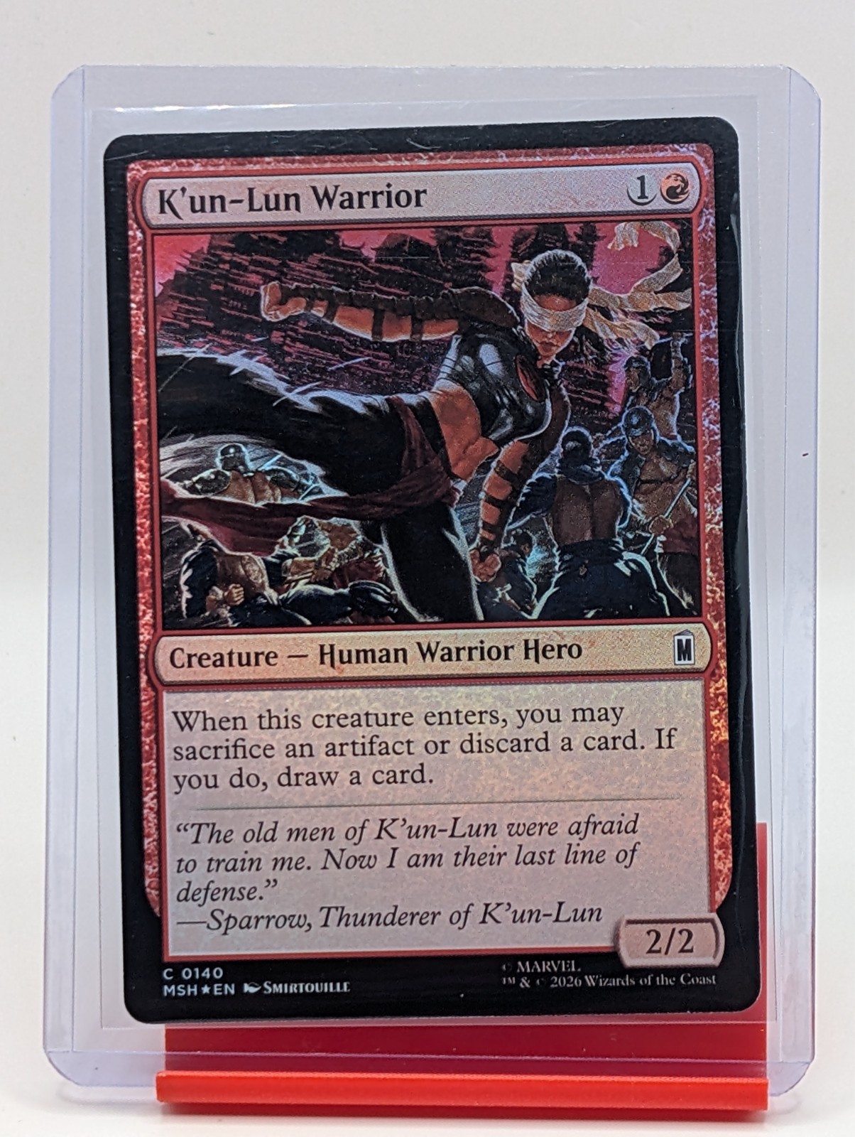 K’un-Lun Warrior [Foil] #140 Magic Marvel Super Heroes