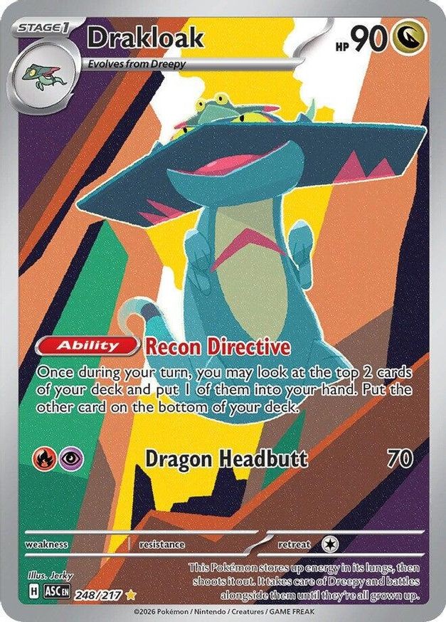 Pokemon Drakloak (248/596) Ascended Heroes LP HOLO