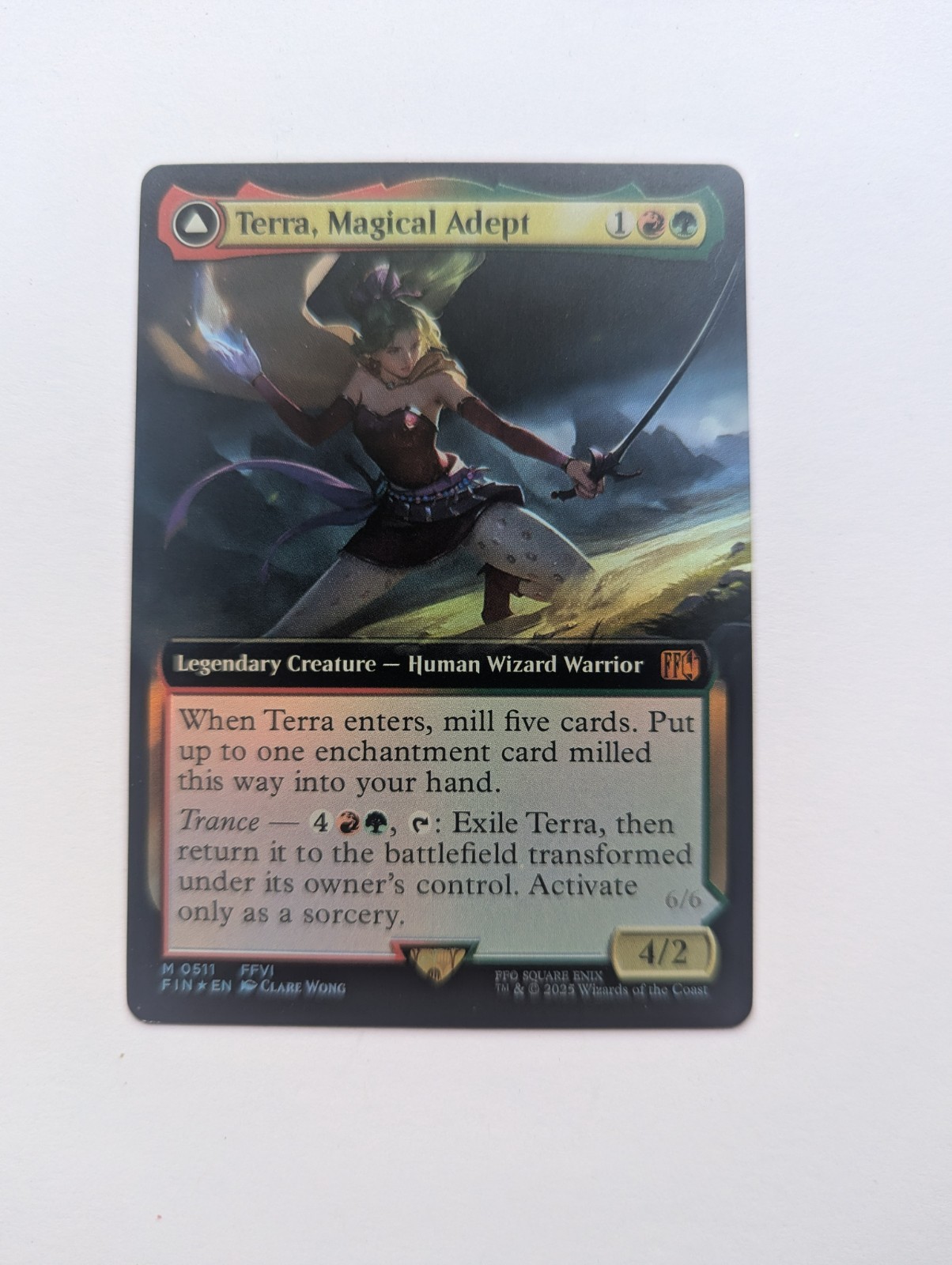 Terra, Magical Adept (Extended Art) Final Fantasy Foil