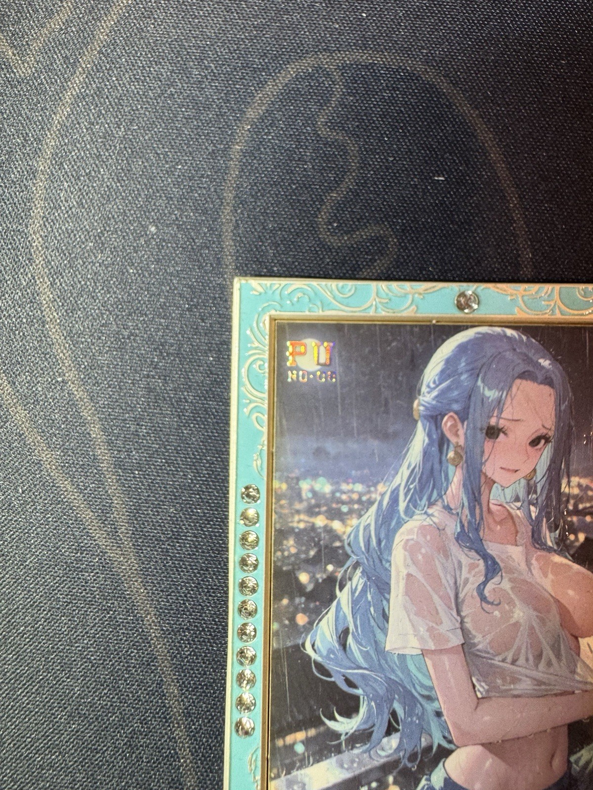 Vivi Shorts Wet One Piece Metal Character Diamond Card Goddess Waifu