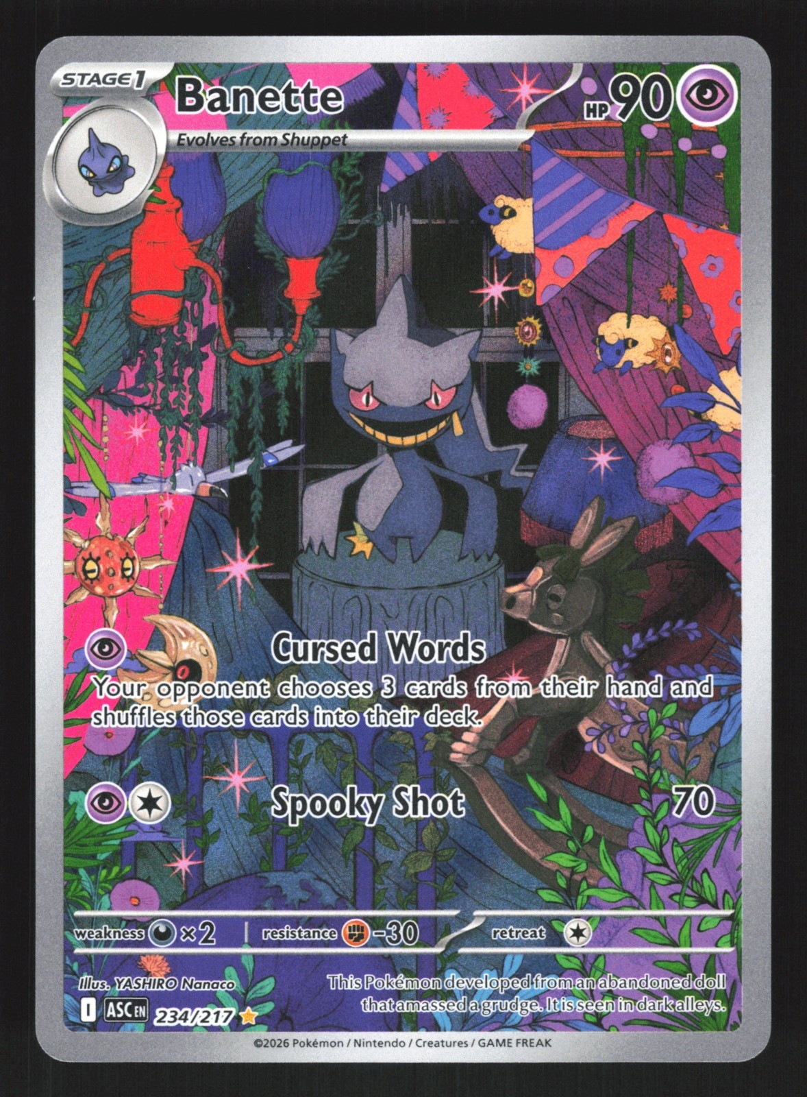 Banette ME: Ascended Heroes 234/217 NM