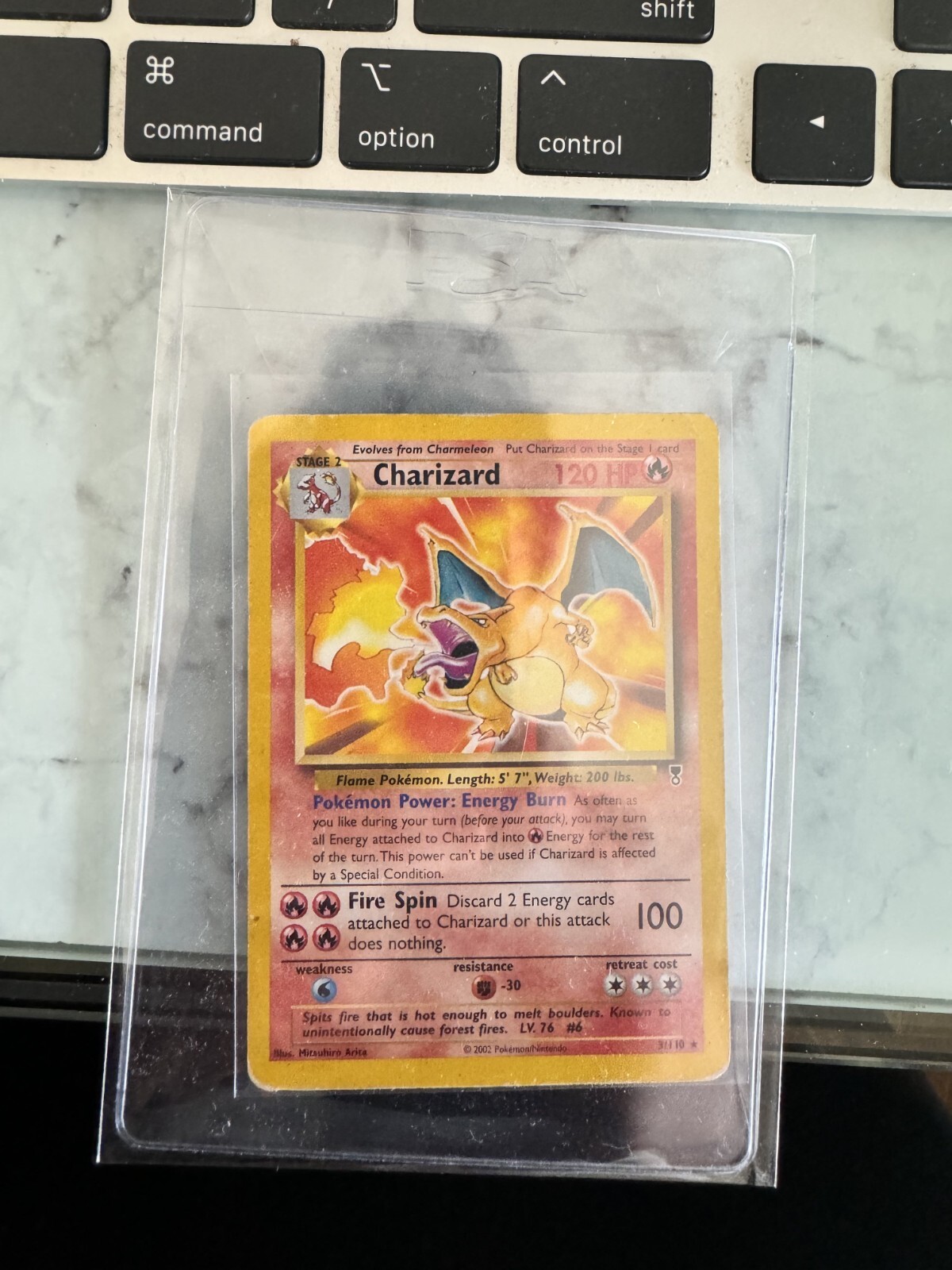 Charizard Non-holo Great Collectors Item 3/110 its in Great Condition! Ungrade