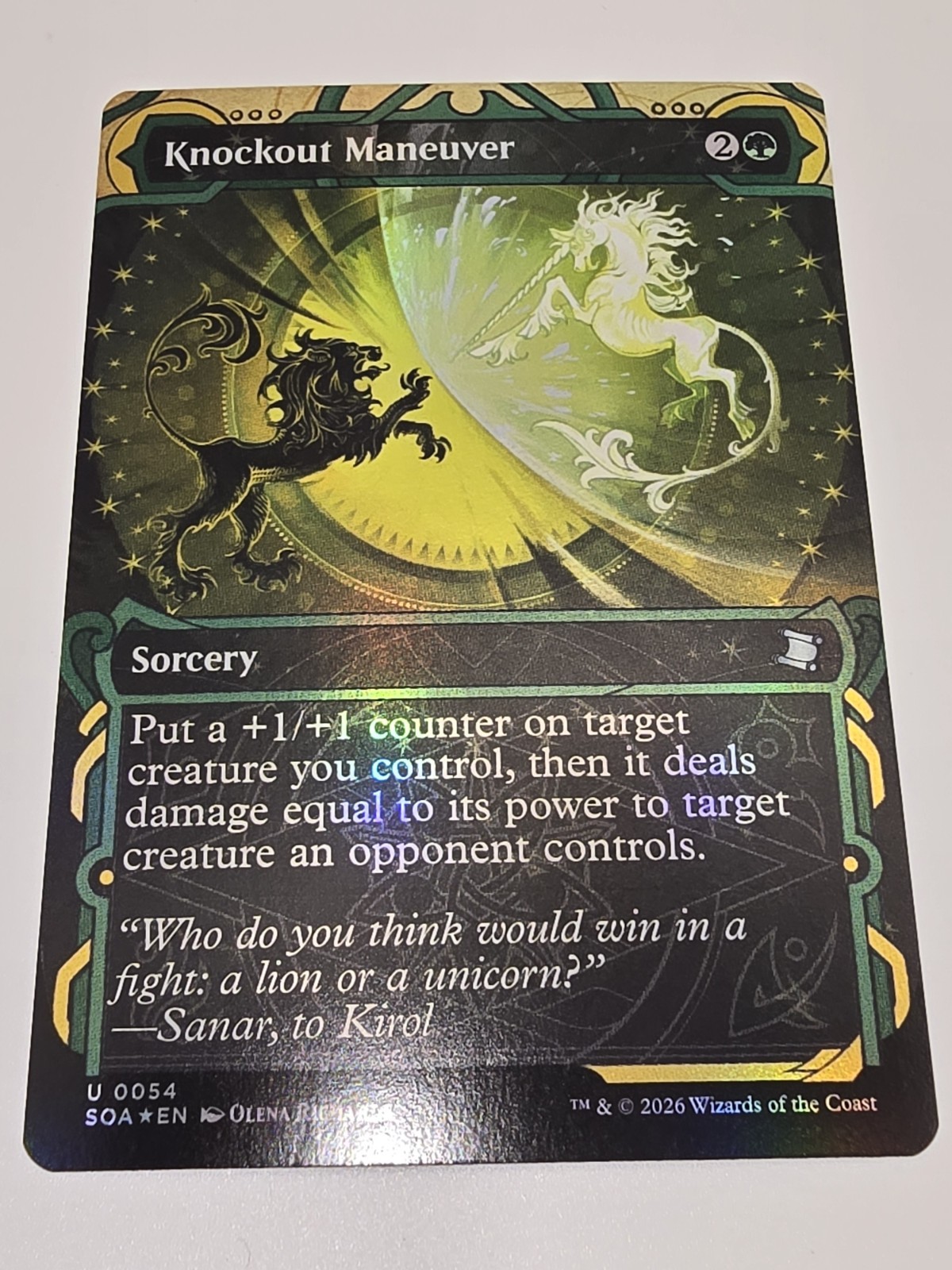 Knockout Maneuver Secrets of Strixhaven: Mystical Archive Foil