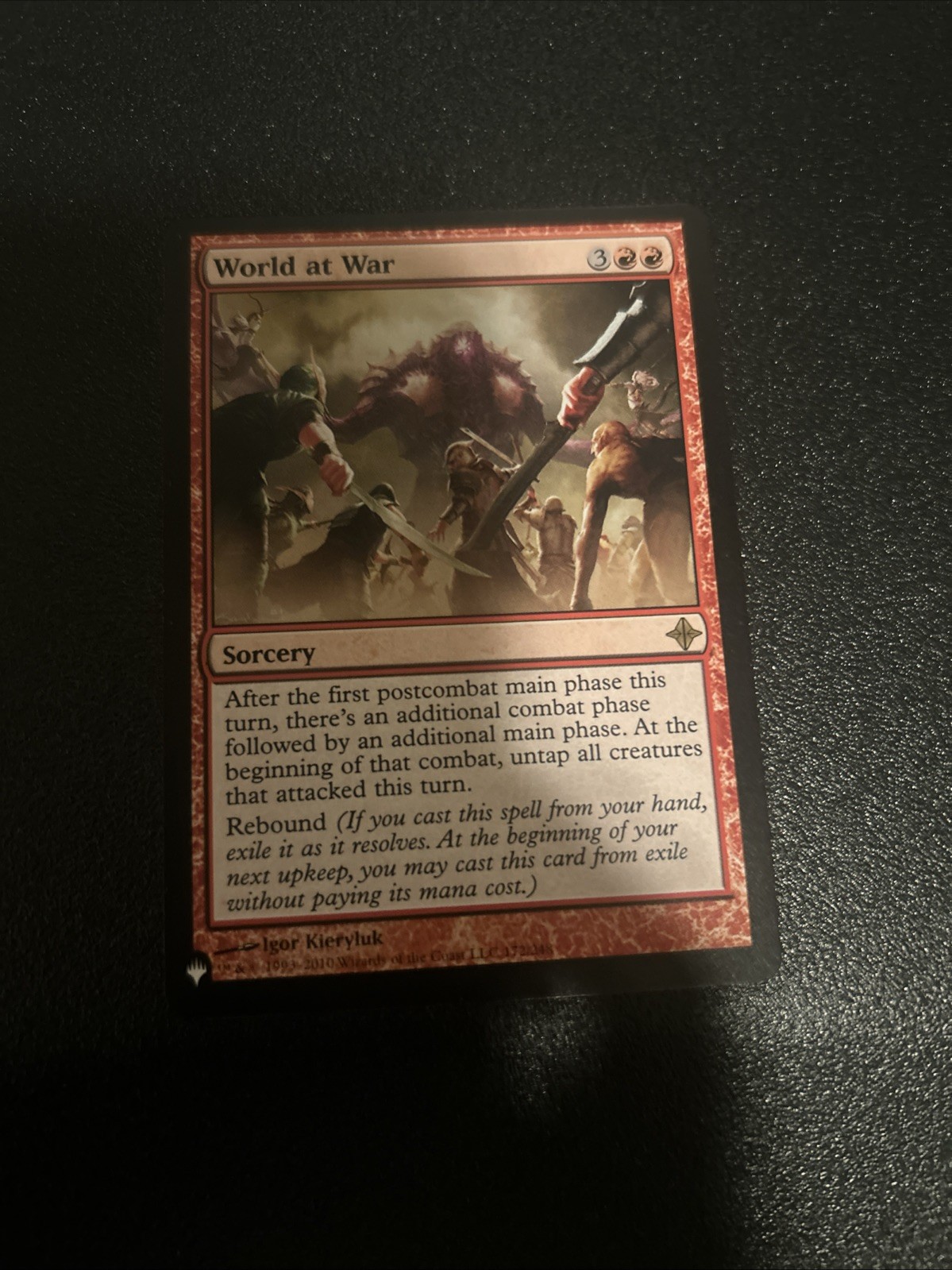 World at War The List Reprints Regular Lightly Played