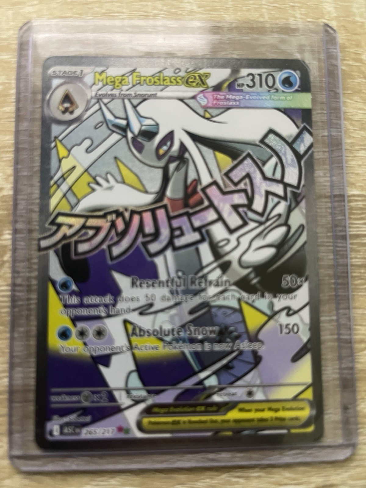 Mega Froslass ex 265/217 Me: Ascended Heroes Holo