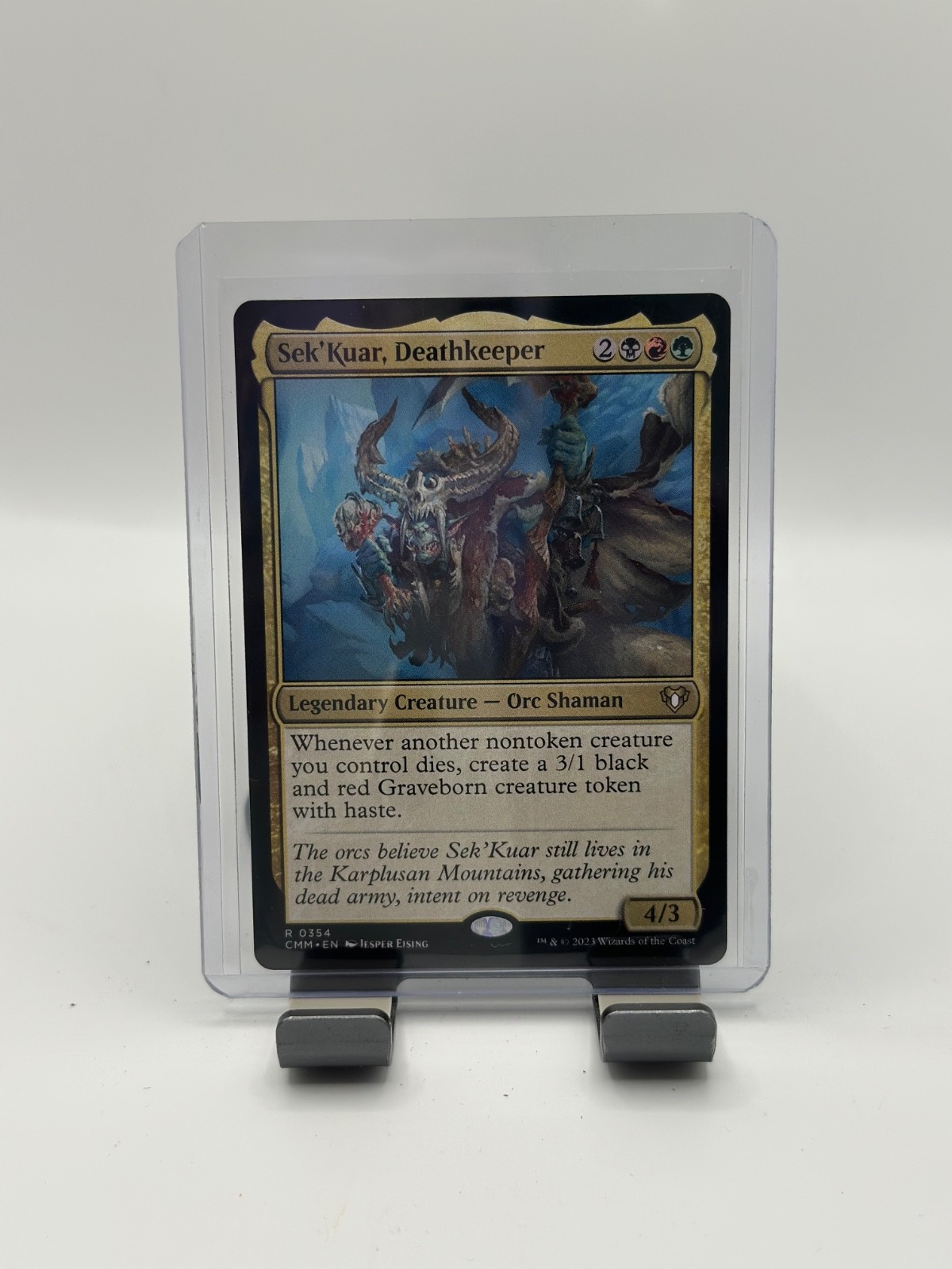 MTG, Sek’Kuar, Deathkeeper $3 ORDER MIN 354 NM CMM: Commander Masters Regular