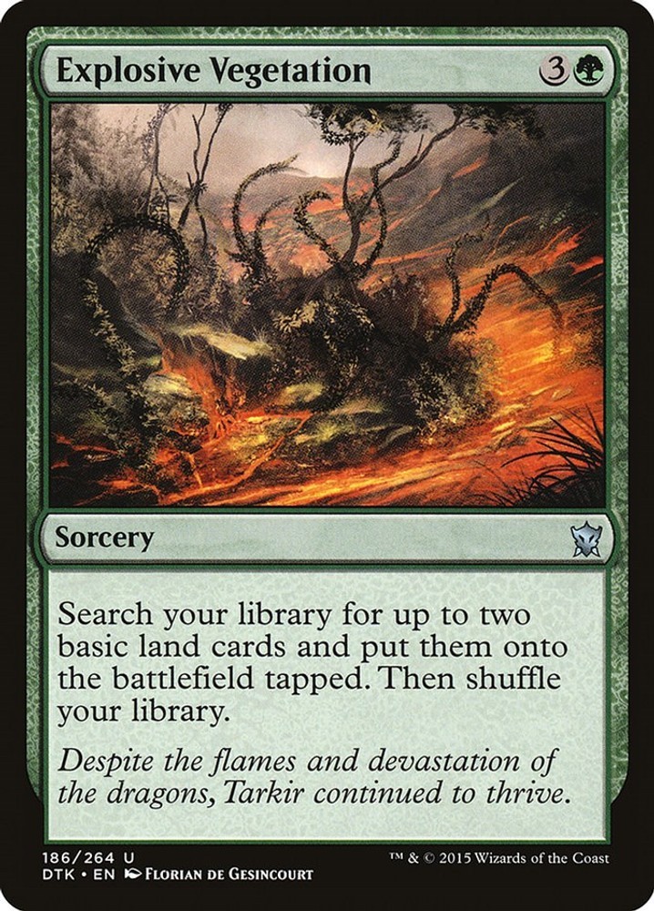 Explosive Vegetation – 186 – LP – Dragons of Tarkir