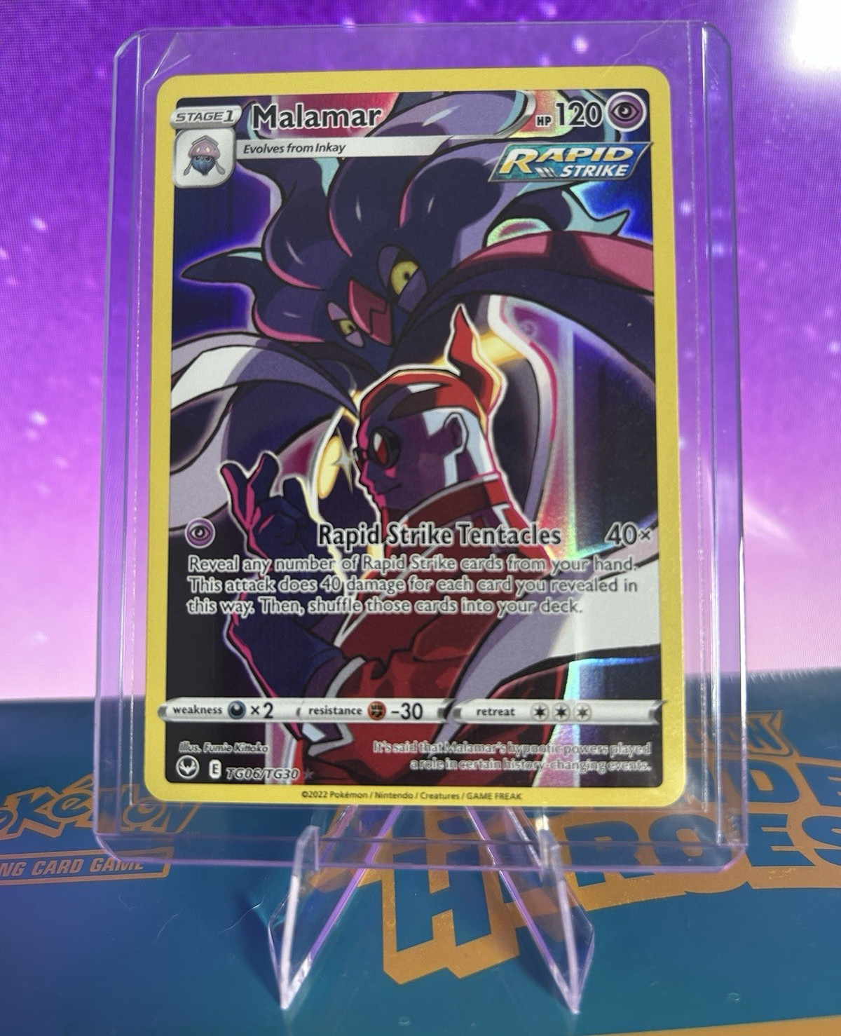 The Pokémon Company Malamar TG06/TG30 Silver Tempest TG Holo ENG 120HP