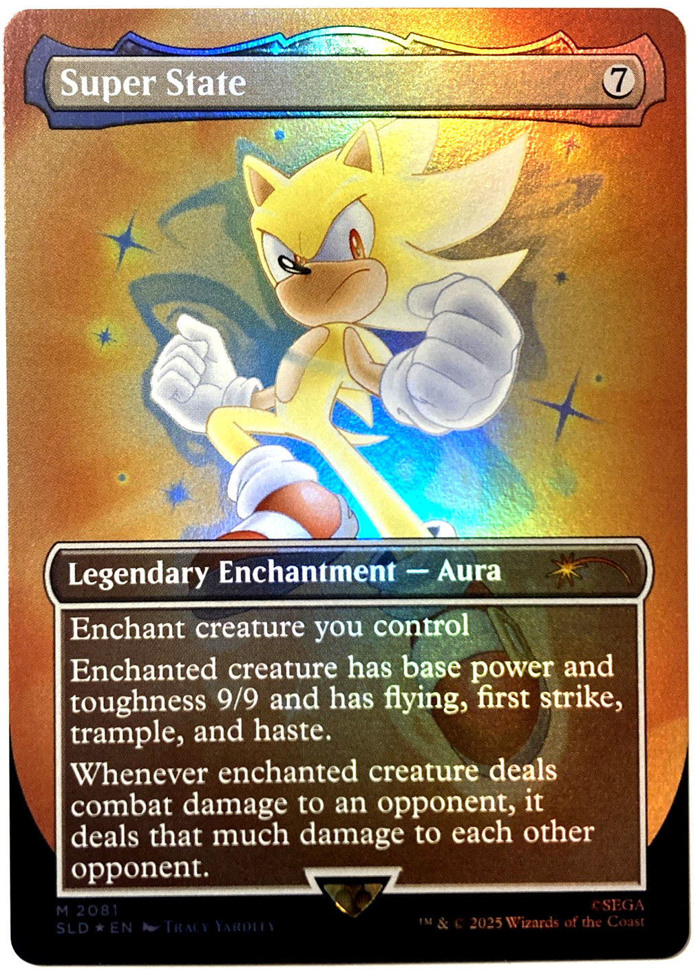 MTG Super State (Rainbow Foil) Secret Lair x Sonic 2081 NM