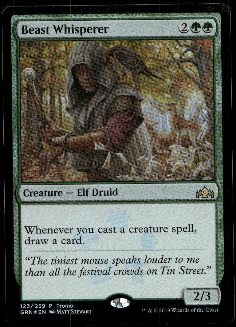 FOIL BEAST WHISPERER GUILDS OF RAVNICA MAGIC: THE GATHERING LP