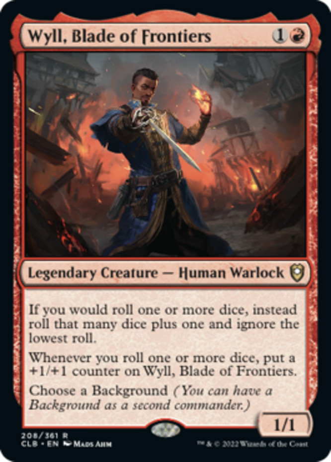 x1 Wyll, Blade of Frontiers R MTG Commander Legends: Battle for Baldur’s Gate M/