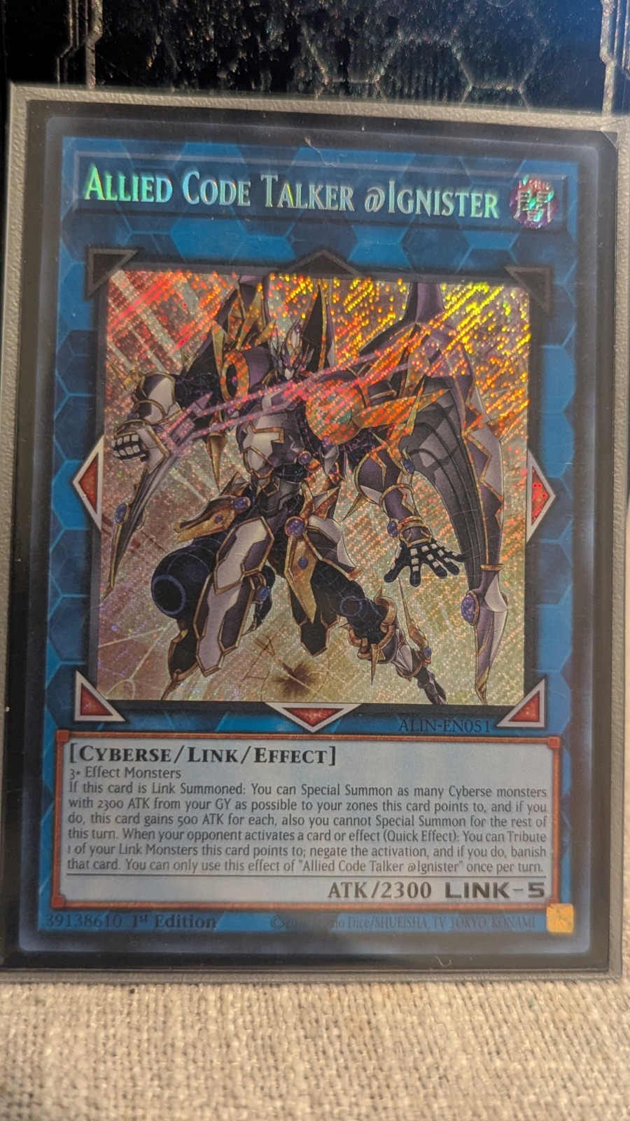 Allied Code Talker @Ignister ALIN-EN051 Alliance Insight 1st Edition