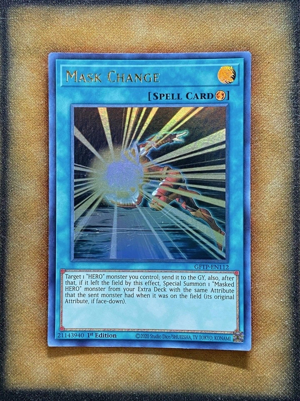 Yugioh Mask Change GFTP-EN112 Ultra Rare 1st Ed NM