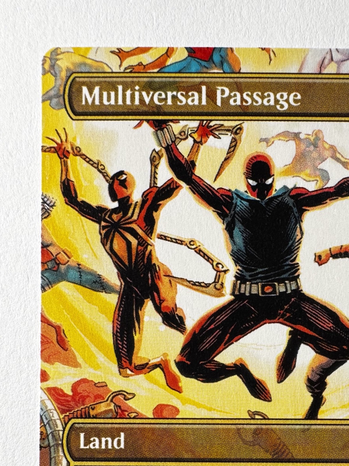 Multiversal Passage Borderless 206 – MTG Spider-Man Rare Land Any Color Regular