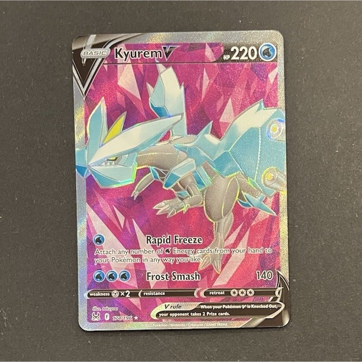 Pokemon Kyurem V 174/196 Lost Origin Ultra Rare Near Mint