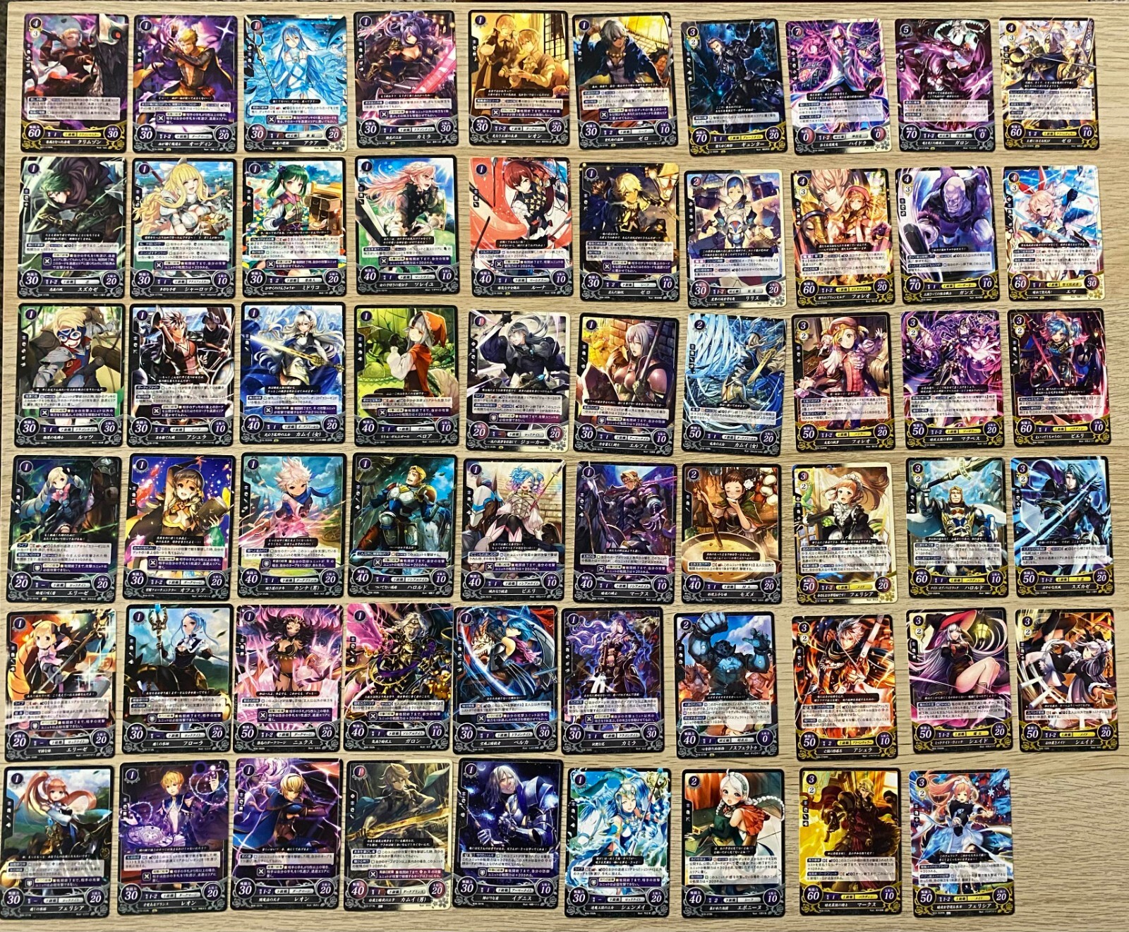 Fire Emblem 0 Cipher Cards Pick and Choose N/HN Fates Conquest (Black Cards)