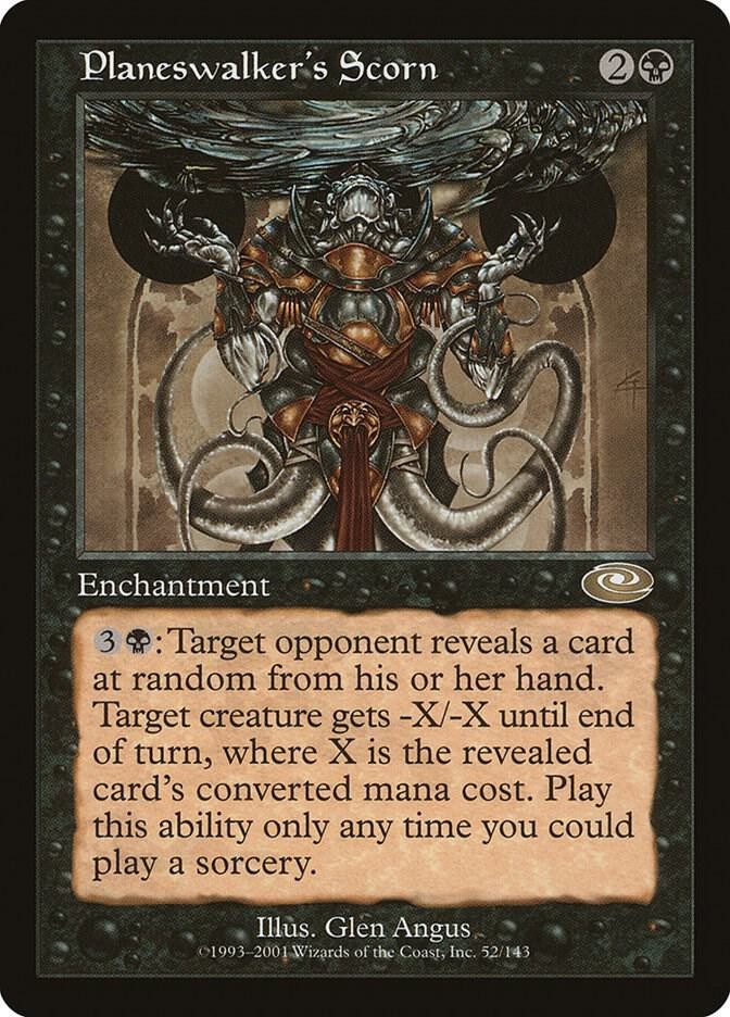 Planeswalker’s Scorn 52 Rare Planeshift Magic: The Gathering Near Mint
