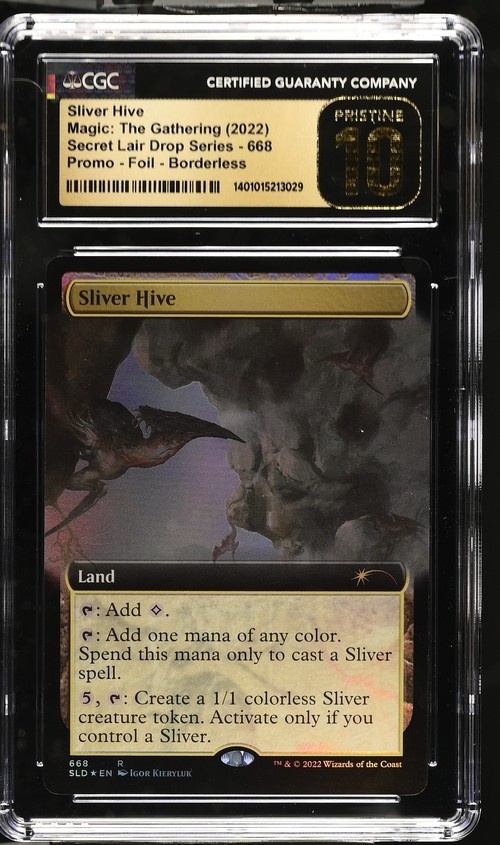 SLIVER HIVE Secret Lair Foil Rare CGC 10 MTG [Nostalgium]