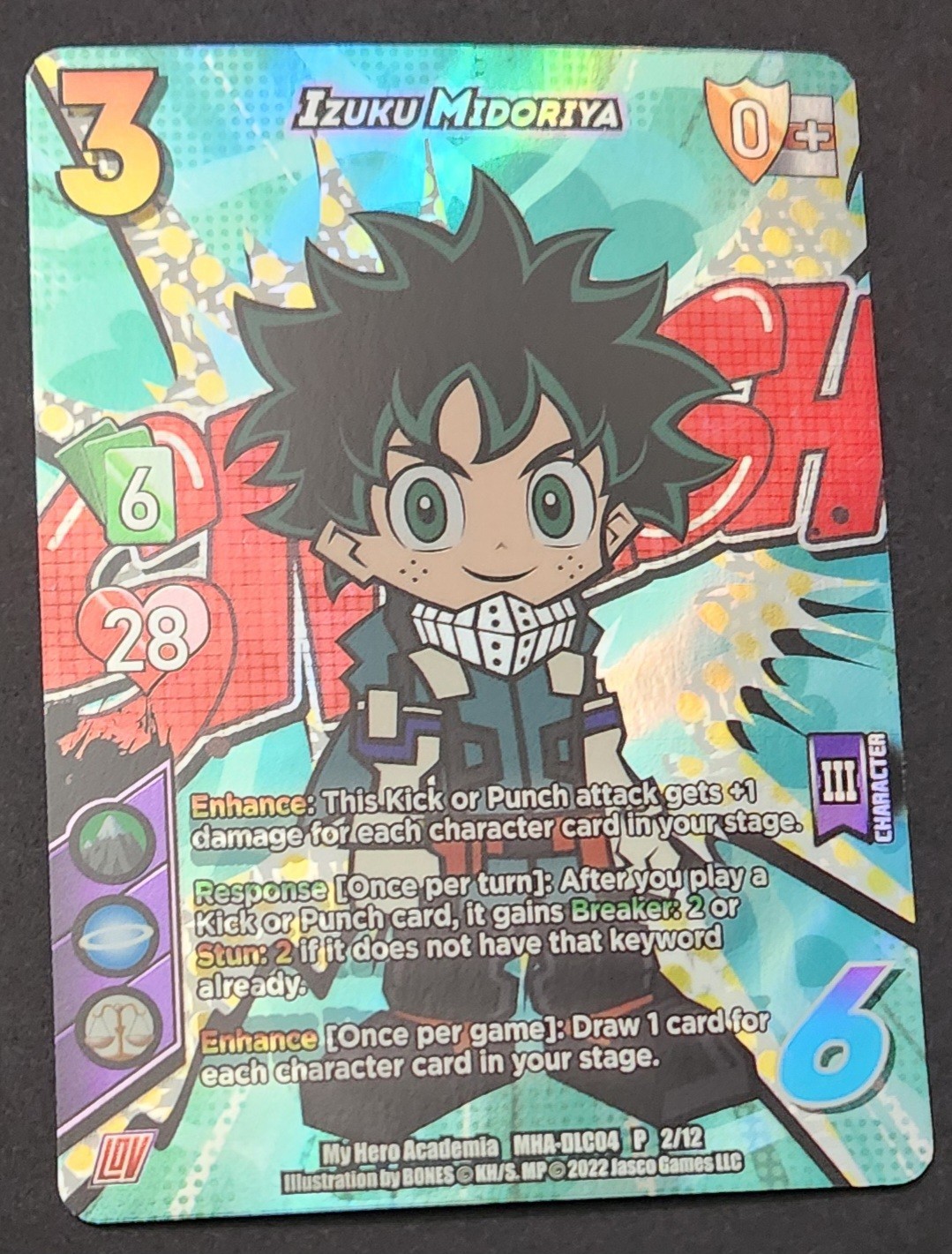 UniVersus My Hero Academia Izuku Midoriya Promo Foil 2/12 NM Free Shipping