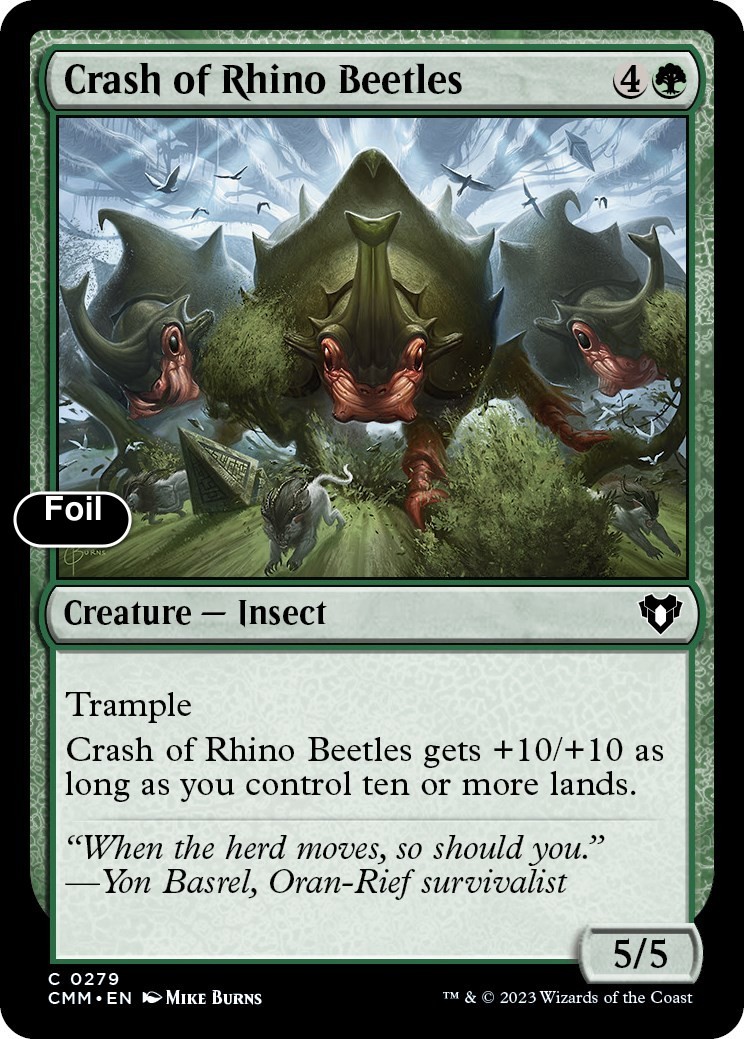Crash of Rhino Beetles – NM Foil- [CMM – 279]