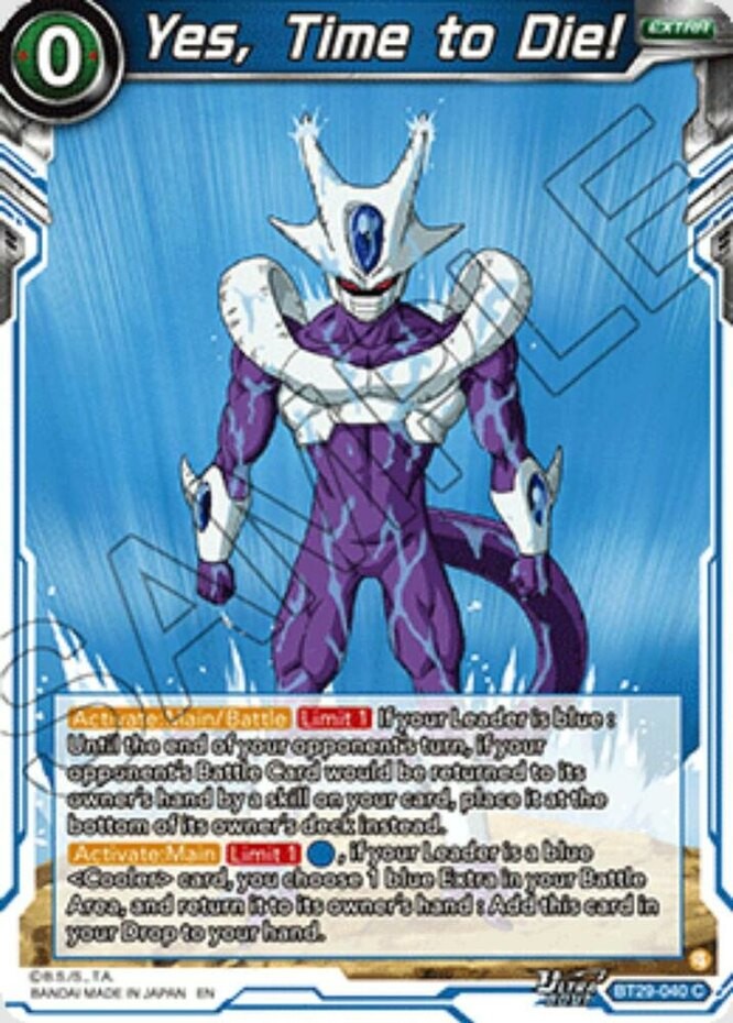 NM-Mint DBS:M Yes, Time to Die! – BT29-040 – C Fearsome Rivals (BT29) DBS