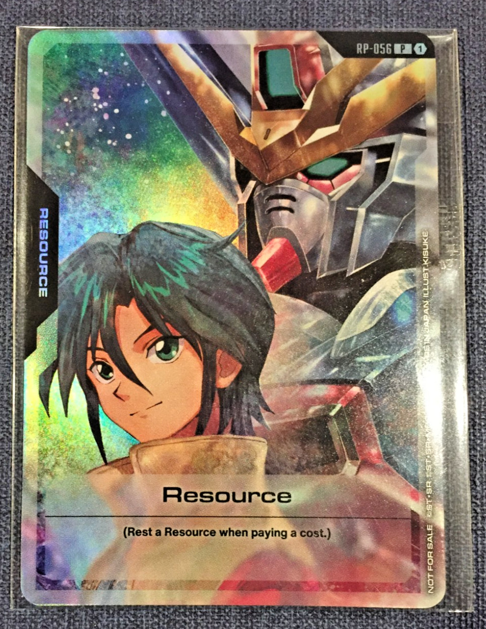 Gundam card game ST-10 & EB01 Event Winner Promo Garrod/Gundam X Resource RP-056