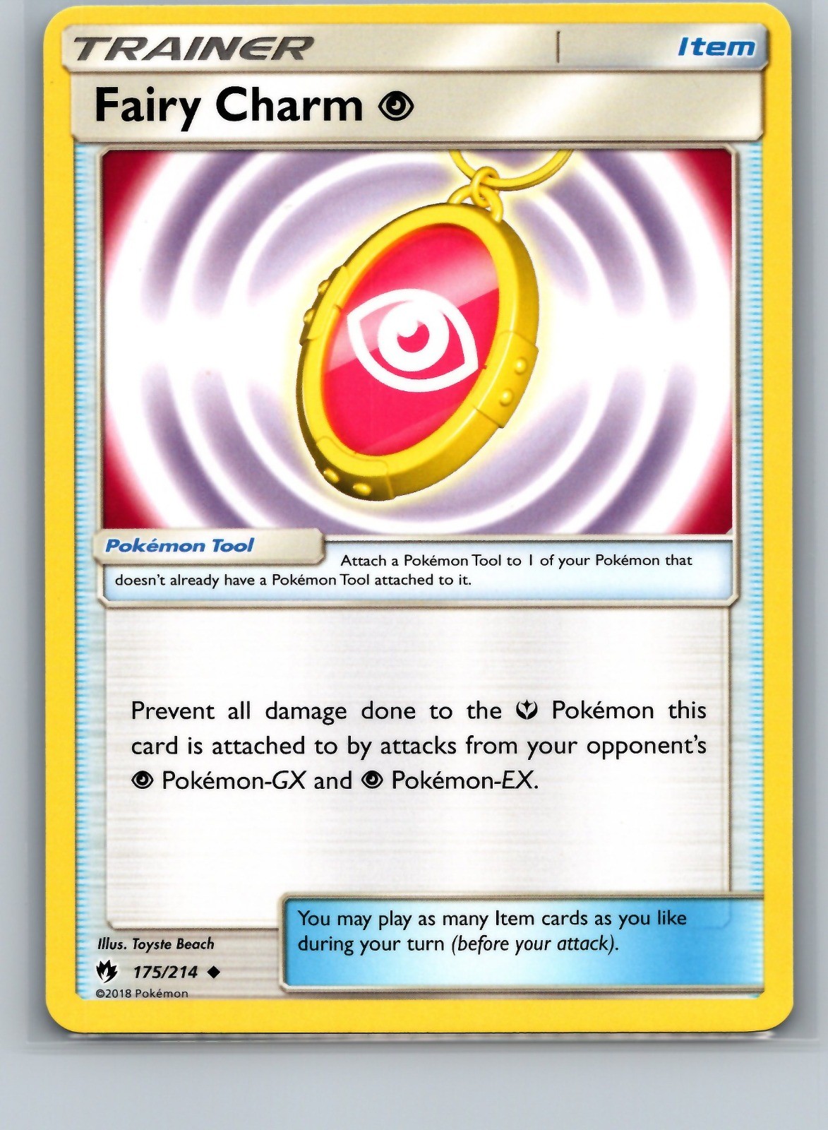 Fairy Charm P | 175/214 Uncommon | SM – Lost Thunder | LP