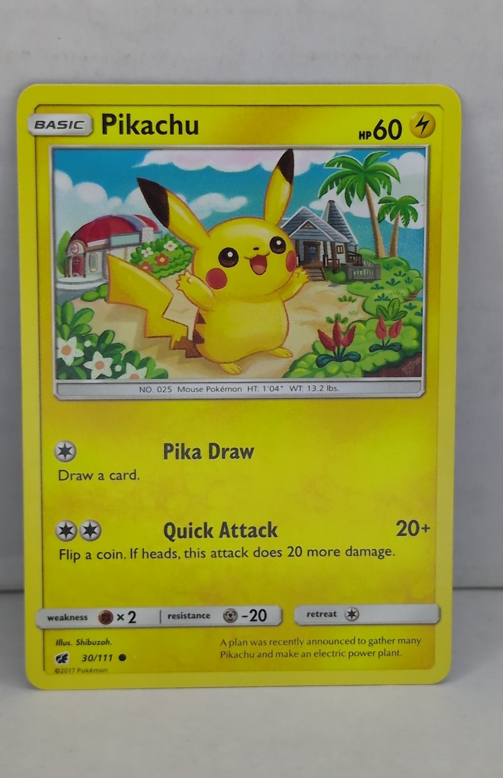 Pikachu 30/111 Sm-Crimson Invasion Regular