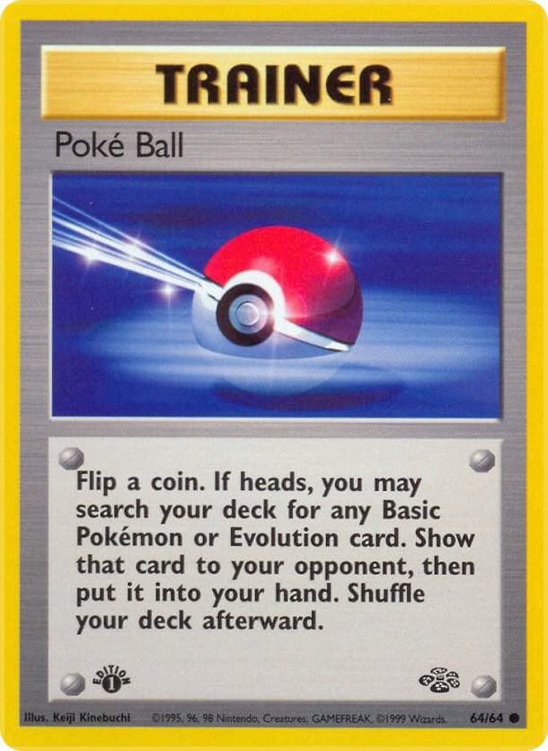 Poke Ball Unlimited Common Jungle 64/64 LP